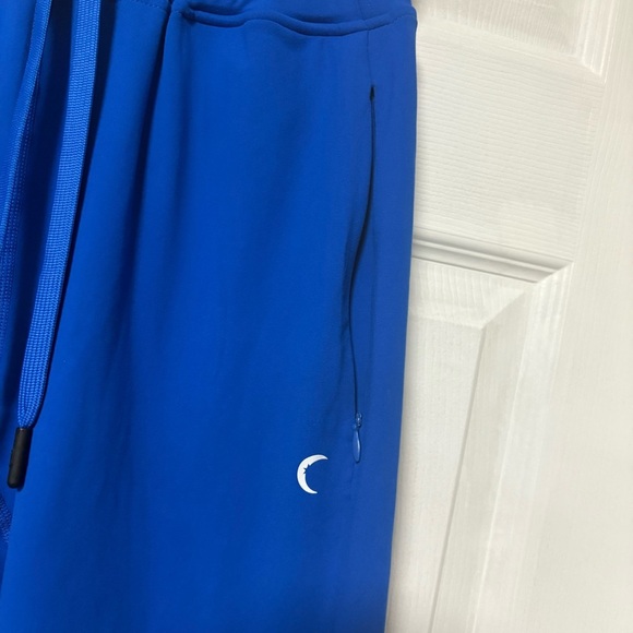 Zyia - Blue Confluence Zipper Joggers - Picture 4 of 14